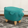 Animal Footstools Upholstered Ottoman Cushion Padded Seat Rest Stool Pouffe Gift