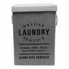 Deluxe Laundry Basket Fabric Hamper Wash Clothes Storage Bin Organiser With Lid