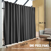 Room Divider Portable Panel Room Divider with Wheels 118.5"x94.7" Gray