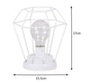 Battery Operated LED Desk Lamp Industrial Retro Light Up Bedside Lantern HomeMAT