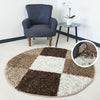 SMALL X LARGE SIZE THICK SOFT SHAGGY NON SHED RUG MODERN CARPET BROWN BEIGE NEW