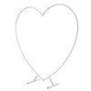 210cm(6.89ft) Heart Shaped Wedding Metal Balloon Arch Stand Frame Display Kit UK