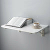 Drop-leaf Wall Table Folding Laptop Computer Desk Kitchen Storage Shelf Unit