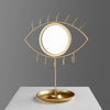 Gold Jewellery Tree Holder Hanger with Eye Shape Mirror Earrings Bracelets Stand