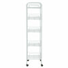2-5 Tier Metal Vegetable Fruit Rack Stand Storage Holder Kitchen Corner Shelf