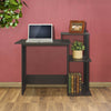 Furinno Efficient Home Laptop Notebook Computer Desk, Espresso/Black, 11192EX/BK