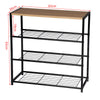 Shoe Storage Shelf Cabinet Shoe Rack Bench Stand Holder Organizer Unit MDF Metal