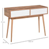 Console Table Sofa Side Desk w/ 2 Drawers for Living Room Entryway