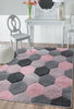 Modern Bright Colourful Vibrant Rug Bedroom Living Room Carpets Value Grey Rugs
