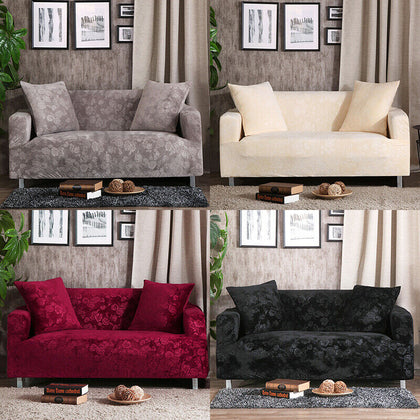 1/2/3/4 Seaters Sofa Couch Slipcover Elastic Stretch Sofa Protector Furniture