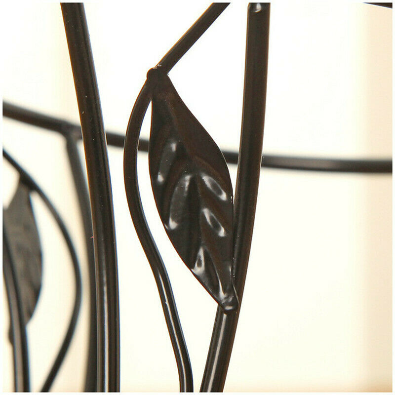Metal Plant Pot Stand Flower Display Shelf Garden Patio Indoor Outdoor
