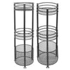 Metal 3 Tier Corner Storage Shower BathroomCaddy Shelving Free Standing Shelf