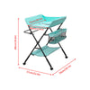 Adjustable Height Baby Changing Table Infant Diaper Changing Station with Wheels