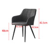 2 Pcs Dining Chairs Armchair PU / Velvet Kitchen Dining Room Restaurant Office