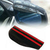 2X Rear View Side Wing Mirror Rain Board Eyebrow Guard Sun Visor Car Accessories