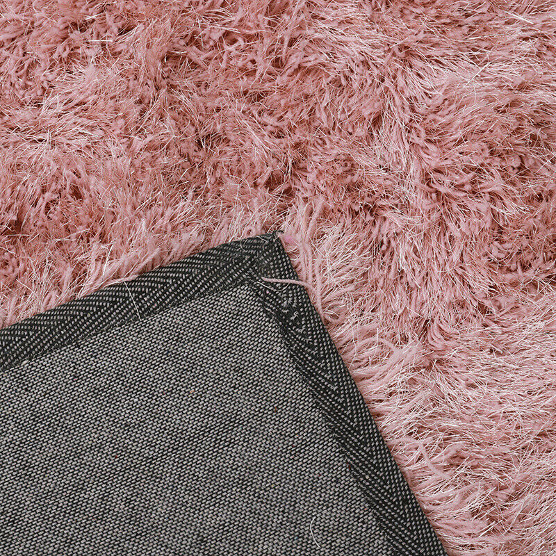 Extra Thick Long Pile Shaggy Floor Rug Soft Carpet Sparkle Shimmer/Cotton Fluffy