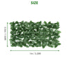Artificial Hedge Ivy Leaf Garden Fence Roll Privacy Screen Wall Cover Decor New