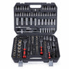 193 PCS Socket Set Screwdriver Bits Ratchet Handle Torx 1/2'' 1/4''3/8'' Tool UK