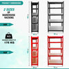 BOLTLESS METAL SHELVING RACK WAREHOUSE SHED GARAGE STORAGE SHELVES UNIT 5 TIER