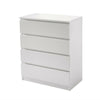 MODERN - White Chest Of Drawers Bedroom Furniture Storage Bedside 2-6 Draws UK