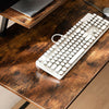 Rustic Wood Computer Desk Home Office Study Desk Corner Computer Desk PC Desk