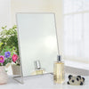 Modern Metal Frame Vanity Tabletop Mirror Free Standing Makeup Dressing Bathroom