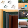 PVC Bambo Slat Screening Roll Garden Fencing Panel Privacy Fence Wind Sunshade