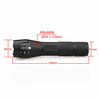 2X Police 90000LM LED Flashlight Zoom Torch Lamp+2x 18650 Battery +Newest