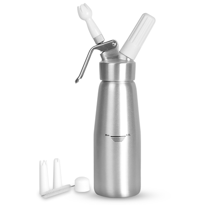500ml Whipped Cream Dispenser Attachments Included Decorating Nozzles M&W