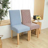 Stripe Dining Chair Covers Washable Stretch Chair Slipcover Removable Cover
