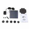 Solar Powered Floating Pump Water Fountain Home Birdbath Garden Pool Pond Decor