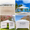 Gazebo 3x3M Heavy Duty Stronger Waterproof Fully Garden Canopy Tent With 4 Sides