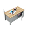 Living Room Coffee Table 4 Doors Grey Oak Storage Furniture