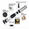 2PCS Electric Salt and Pepper Grinder Set Shaker Mills Adjustable Coarseness Set