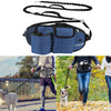 Hands Free Dog Leash Adjustable Waist Belt Lead Rope for Running Jogging Walking