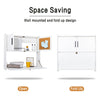 Wall Mounted Writing Table Foldable Computer Desk Floating Storage Workstation