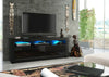 TV Unit 160cm Modern Cabinet Stand Sideboard High Gloss/Matt Doors With Free LED
