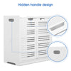 Bathroom Sink Cabinet Under Basin Unit Cupboard Storage Shelves Furniture White