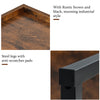 Computer Desk with Drawer & Shelves Storage Home Office Study Desk Wooden Table