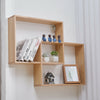 Floating Wall Cube Shelves Set of Cross Cubes Hanging Storages Display Shelving