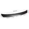 99cm Matte Black Universal Rear Upper Boot Trunk Spoiler Lip Wing Sport Trim Lid