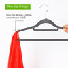 Velvet Coat Flocked Hangers Set Of 100 Non Slip Clothes Suit/Shirt/Pants Hanger