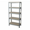 5 TIER HEAVY DUTY BOLTLESS METAL SHELVING SHELVES STORAGE SHELF GARAGE HOME