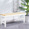 Solid Pine Wood Long Bench 3FT Dining Room Kitchen Hallway Garden Seat Bench