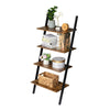 4 Tier White Ladder Wall Shelf Home Storage/Display Unit Bookcase Stand
