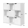 9 Cube Bookcase Shelving Display Storage Unit Wooden Organiser Cupboard Cabinet