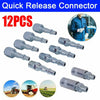 12PCS Air Line Hose Compressor Fitting Coupling Connector Quick Release 1/4BSP