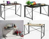 Compact Folding Wooden Desk Computer Laptop Study Foldable Table Home Office PC