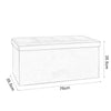 Folding Storage Box Pouffe Seat Footstool Storage Ottoman Seat Crushed Velvet