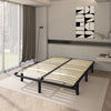 Mondeer Double Bed Frame Bed Base Wooden Slats Metal Supporting Structure 190cm